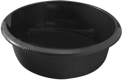 FOYTOKI Lavabo in Plastica Spesso 6,5l, Bacinella Multifunzione Per Lavaggio Viso e Piedi, Vasca Di Plastica Resistente Per Uso Domestico e Bagno