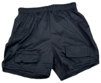 Baoblaze Lockere Hockey-Shorts für Herren, Schutzausrüstung, Unterstützung, leicht, bequem, atmungsaktiv, Supporter-Mesh-Shorts für Fußball, Keine Schrittschale, L