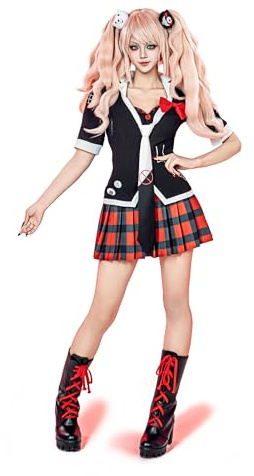 OSIAS Femme Game Anime Enoshima Junko Costume Cosplay (S)