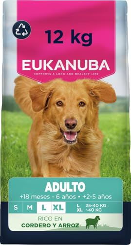 Eukanuba Lamb & Rice - Complete Dry Dog Food - For Adult Large & Giant Breed Dogs 12KG