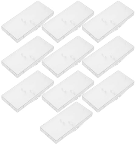 BESTYASH Interdentalbürsten Halter Tragbare Aufbewahrungsbox Mit Klappdeckel Aus Transparentem Kunststoff Kompaktes Zahnbürstenetui Für Zuhause Und Reisen Für 2 Bürsten 4.06X1.89X0.47in