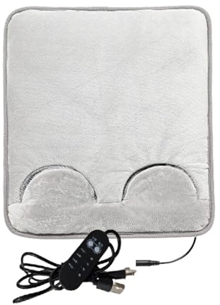 Almohadilla Térmica para Pies Esterilla apagado automático temperatura | Almohadilla Térmica Eléctrica para Pies Todo el cuerpo, abdomen, calambres, toda familia, hogar, dormito