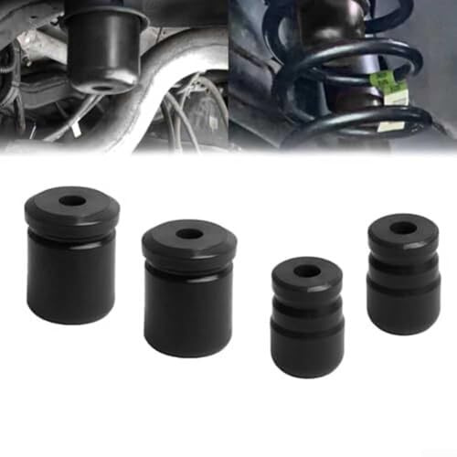 Stoßdämpfer Puffer Kit Vorne Hinten für Jeep für WRANGLER JK JKU 2007-2018, Polyurethan Federwegbegrenzer Set Ersatz für 1-1303 1-1304