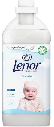 8er Pack - Lenor Weichspüler - Sensitive (Hypoallergenic) - 1,15 L / 46 Wäschen