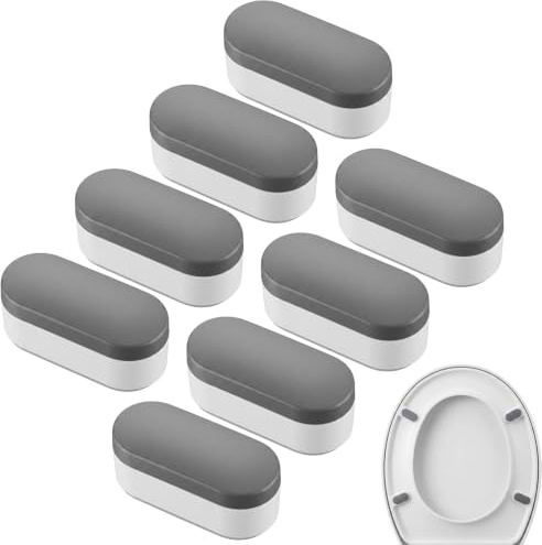 Tampon universel pour abattant WC avec adhésif puissant