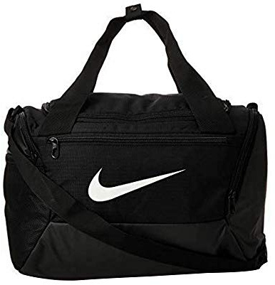 Nike Unisex Brasilia XS Sporttasche, Black/Black/White, 38 x 25.5 x 25.5 Zoll (25 L)