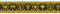Bordi carta da parati damascata barocca Giallo Grigio Nero/Antracite 343051 34305-1 Versace Versace 3 | Giallo/Grigio/Nero/Antracite | Rotolo (5,00 x 0,09 m) = 0,45 m²