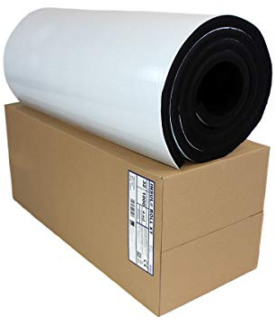 Dämmmatte selbstklebend Kautschuk Isoliermatte 32mm Dämmdicke Dämmung Isolierung 1m² - 4m² - Markenqualität Insul-Roll XT (Dämmplatte selbstklebend 32mm - 4m² 1 Karton)