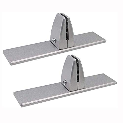 Tischklemme für Spuckschutz Klemmhalter für Tischklemme Klemmbefestigung Acrylgla Klemmhalter Trennwand für Büro, Silber 2 StüCk