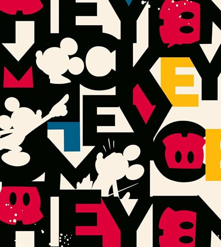 Komar Disney Vlies Fototapete - Mickey Mixup - Größe: 250 x 280 cm (Breite x Höhe) - Pop Art, Kindertapete,Kinderzimmer, Tapete - IADX5-054