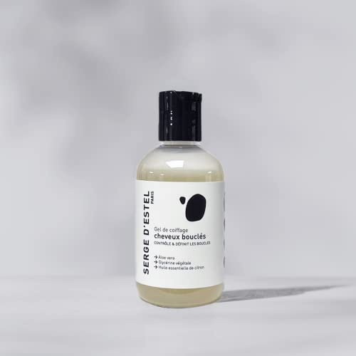 Gelée Coiffante Cheveux Bouclés 100ml Hydratation Brillance Définition des Boucles - Aloé Vera et Glycérine - 100% Vegan Made in France - SERGE D'ESTEL PARIS