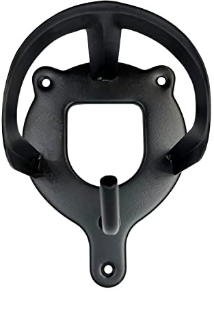 JA Horse JA6001 Trensenhalter Metall Sattelkammer, 1 Stück, schwarz | Stabiler Trensenhalter aus Metall für Pferdetrensen Halfter in Sattelkammer Stall