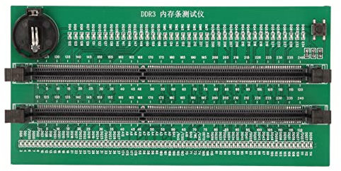 MUNEFE DDRemory Tester, DDR3 Desktop Ram Tester, PCB DDRemory Test Card with 110 LED Indicators for Desktop Computer