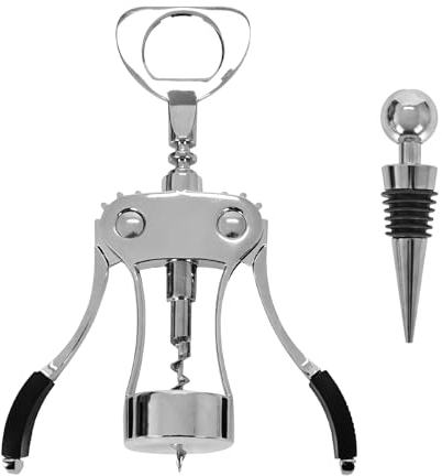 Shengxi Apribottiglie con tappo per vino, apribottiglie multifunzione per tutti i tappi in sughero e bottiglie di birra, adatto per gli amanti del vino