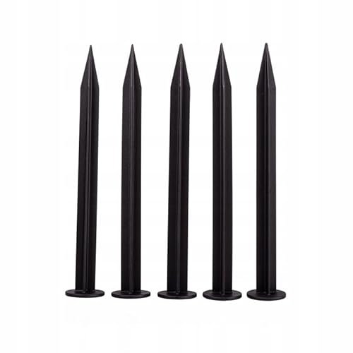 10m Garden Lawn Edging Path Border Fence, 40mm High Flower Bed Seperator, Designed for Curves, Circles and Complex Bends, Set Comes with Free Matting Ground Pegs (20x Extra Pegs)