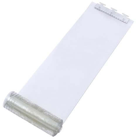 Loobiiny PVC Streifenvorhänge Umweltfreundlicher Stallvorhang Lamellenvorhang für Industrie Pferdestall Kuhstall 7 Stk Streifenvorhang 200 x 2mm
