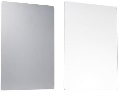 1 Stück Standard Stanzunterlage und 1 Stück Metallunterlage für die Stanzmaschine, 22x15x0.3cm Transparentes Polycarbonat Plastik Stanzplatte für Stanzarbeiten Scrapbooking Zubehör