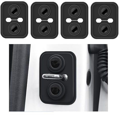 VTANOK 4 Stück Autotürschloss-Abdeckung, für Cupra Formentor 2020 2021 2022 2023 2024 selbstklebend verdickter Edelstahl Autotürschloss Schnalle Abdeckung