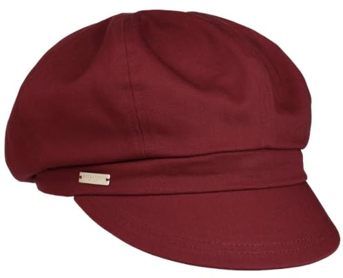 Seeberger Azalee Ballonmütze Damencap Newsboy-Mütze Balloncap Baumwollcap Sommercap Damen - mit Schirm, Futter Sommer Frühling-Sommer