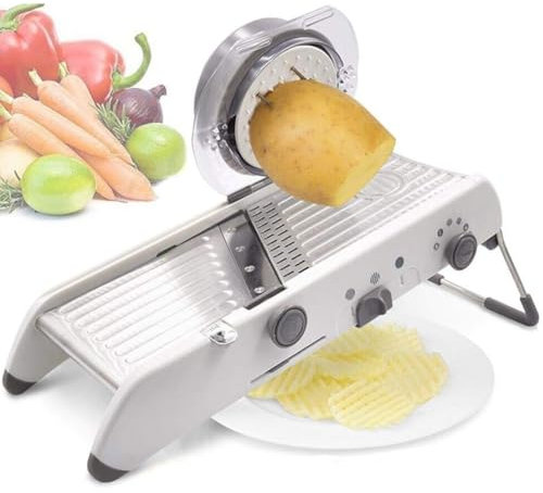 SXYKXYDL Mandolina cortadora, cortadora en Juliana de Acero Inoxidable 4 en 1, rallador de Queso doméstico, mandolina de Cocina Multifuncional para Verduras, Patatas, cebollas, repollo, Frutas