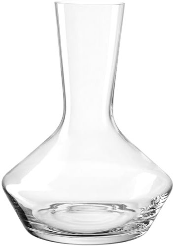 LEONARDO HOME PUCCINI Decantador • 1 pieza • Decantador de vino • Jarra de cristal • Forma abombada • Jarra de vino tinto • Elegante recipiente de cristal • Diseño sencillo • Elegante decantador de