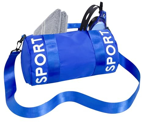 Bolsa para la piscina para niños | Mochila deportiva infantil | Mochila de gimnasio con bolsas de cuerda | Separación seca y húmeda Bolsa de tela infantil | gran capacidad, para acampar, caminar y