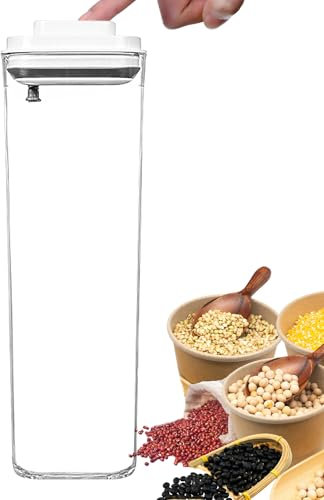 Vacuum Coffee Container,Food Coffee Bean Vacuum Storage - Manual Sealer, Kitchen Supplies, Stackable Dispenser For Sugar Flour Cereal Candy