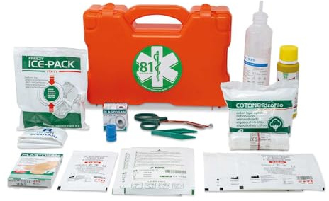 Kit Pronto Soccorso Aziendale, Valigetta con Allegato 2 per Aziende con Meno di 3 Dipendenti