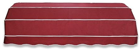 Infällbar utomhusmarkis UV- och regnskydd trädgård baldakin anpassningsbar storlek/färg (Rosso 120 x 80 x 80 cm) - lätt att installera och snygg skugglösning