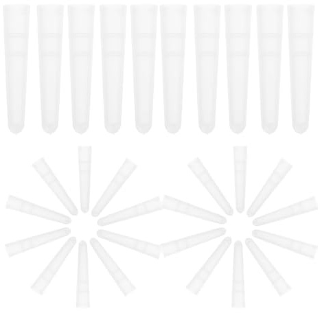 YARNOW Manchon de Protection Transparent pour Pointe de Pince à Épiler, 100 Pièces en Plastique Robuste Antidérapant, Étuis de Sécurité pour Accessoires de Pincettes, Protection Doigts