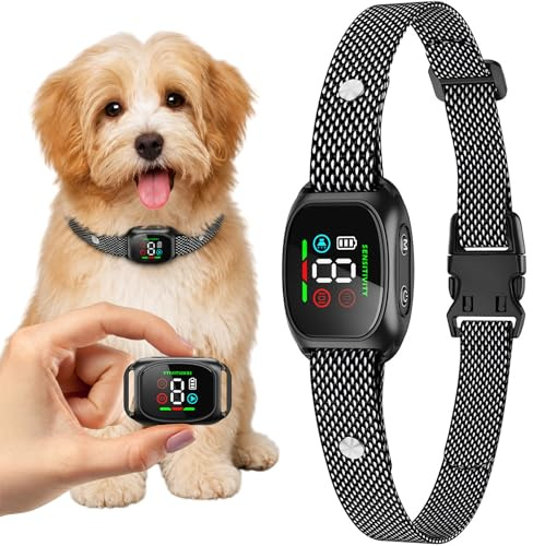 Haustierfreundliches Halsband,Neue Antibellhalsband Für Hunde,Haustierfreundliches Trainingshalsbandfür Hunde das übermäßiges Bellen reduziert Für tägliches Tragen & Reisen