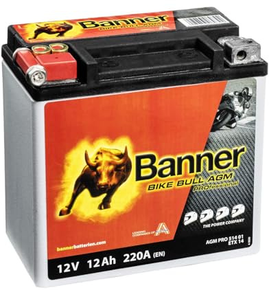 Banner AGM Pro 514 01 Akku Moto Bike Bull