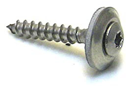 200 Stk. Spenlgerschrauben Edelstahl V2A mit EPDM Dichtscheibe Teilgewinde Torx 4,5x20->4,5x80 (4,5 x 40)