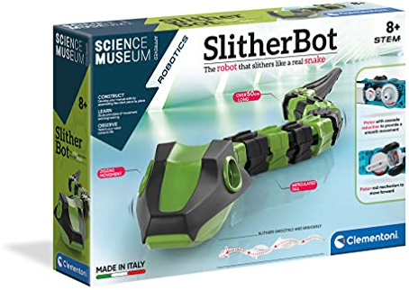 Clementoni Science Museum Slither Bot - Moving Snake Robot Toy for Kids, Educational STEM Learning Kit (8+ Years)