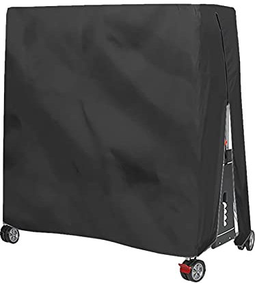 sunflowe Outdoor Tischtennisplatte Abdeckung Schutzhülle Wasserdicht, UV-Beständig Oxford Gewebe Abdeckung Für Tischtennisplatte, Allwetterschutz | Mit Reißverschluss(165x70x185cm)