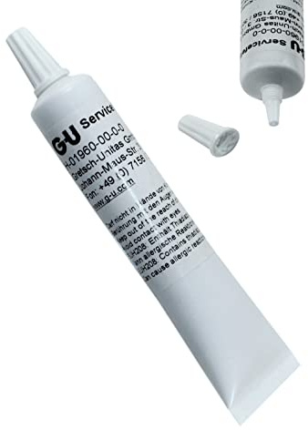 GU Beschlagfett/Servicefett für Fenster und Türen, transparent, Tube mit Dosierspitze, 18g (10 Stück)