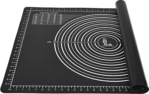 Non-Slip Silicone Pastry Mat Extra Large 28''by 20'' for Non Stick Baking Mats, Table/Countertop Placemats, Dough Rolling Mat, Kneading/Fondant/Pie Crust Mat by Super Kitchen