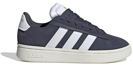 adidas Women's Grand Court Alpha 00s Sneaker, Shadow Navy/White/Gold Metallic, 4 UK