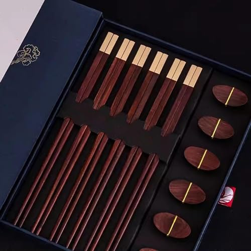 Bacchette Riutilizzabili, Bacchette Riutilizzabili, Bacchette Bacchette Spada Laser Usa E Getta 6 Paia Bacchette Stile Cinese Per La Casa, Set Di Bacchette Antiscivolo,E