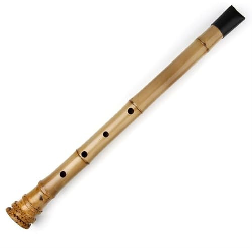 Bambusflöte D-Taste Bambus Shakuhachi 5 Löcher Holz Musikinstrumente Flöte Mit Shakuhachi Schutzhülle Holzblasinstrument