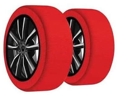 CALZE DA NEVE per auto OMOLOGATE Catene da neve Specifiche per Panda III con sezione Ruote Gomme Cerchio 185/55-15 - T00072