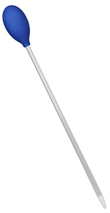 Sosoport Aquarium Coral Feeder Acrylic Feeding and Cleaning Pipette 30cm Blue Fish Tank Accessories Water Changer Fish Tank Tool Marine Food Dropper