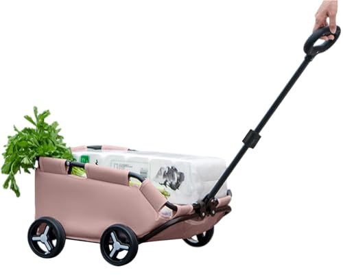 Chariot de transport pour chien et chat - Casquette pliable légère avec | chariot roulant à 4 roues | Chariot de portable, poussette pliable compacte adaptée aux animaux de compagnie, mobilité