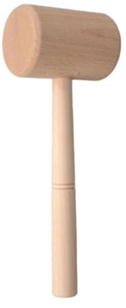 CLISPEED Maillet En Hêtre Pour Travail Du Bois Et Sculpture Sur Cuir, Outil De Bricolage Compact Manche Ergonomique, Solide, Pour Usage Artisanal