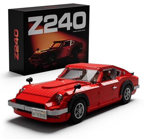 Nifeliz Kit di Costruzione Modellino Auto Sportiva Z240, Modello di Veicolo Classico in Scala 1:14 per Adulti e Appassionati di Auto, Regalo da collezione e decorazione (1694 Pezzi, NF10350)