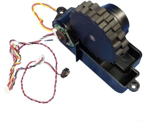 Diseñado para robot aspirador WYZE WVCR200S juego de ruedas mejora la estabilidad y tracción en superficies de azulejos de madera y suelos laminados (rueda izquierda)