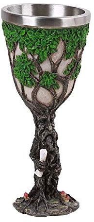 PT Tree of Life Treeman Collectible Resin Figurine Drinkable Goblet with Removable Stainless Steel Inner