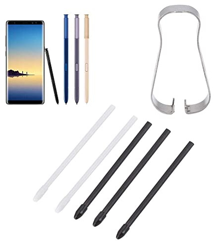 ASHATA Touch Stylus Tool,Ersatz Touch Stylus S-Stiftspitzen,Hochwertige Stylus S-Stiftspitzen Stiftnachfüll Tool Set,Kompatibel für Note8 / 9 /Tablet S3 / S4(Schwarz)