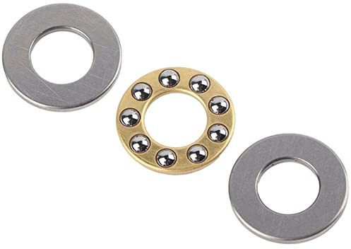 10 Stück Axiallager, F8-16M/F8-19M/F8-22M, Präzisions-Kugellager aus Lagerstahl, 8x16x5mm/8x19x5mm/8x22x5mm, Miniatur-Flachstahl mit Geringem Reibungswiderstand