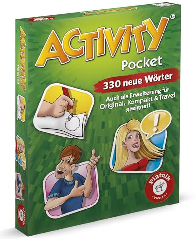 Piatnik 6682 - Pocket | Neue Wörter und Begriffe | Auch als Erweiterungskarten für Activity Original/Kompakt/Travel verwendbar | 330